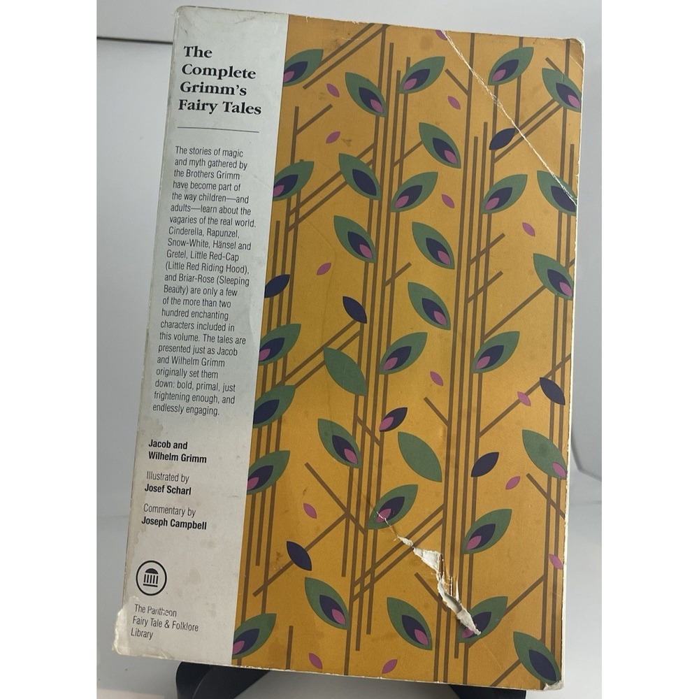 The Complete Grimm's Fairy Tales Pantheon Folklore Library Joseph Campbell Book
